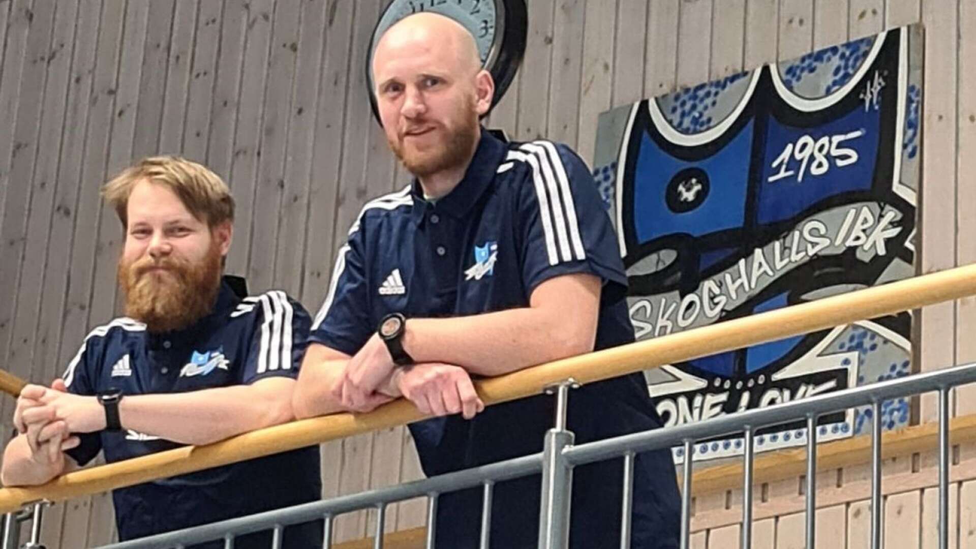 Robin Granlund och Anton Fallbråten kommer att leda Skoghalls allsvenska damlag kommande säsong.
