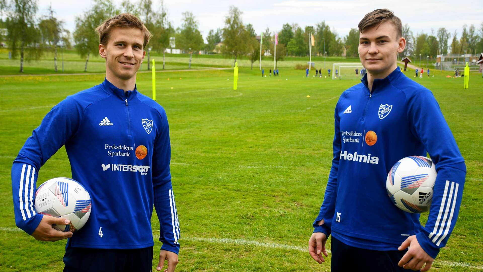 Eric Burell, 21 (vänster) och återvändaren Love Emilsson, 20 blir två viktiga spelare för IFK Sunne den här säsongen.