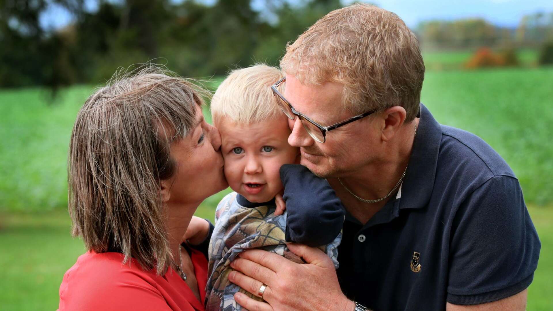 Cecilia och Ove Carlsson från Vara fick sonen Mattias via IVF - efter sju års försök. 
