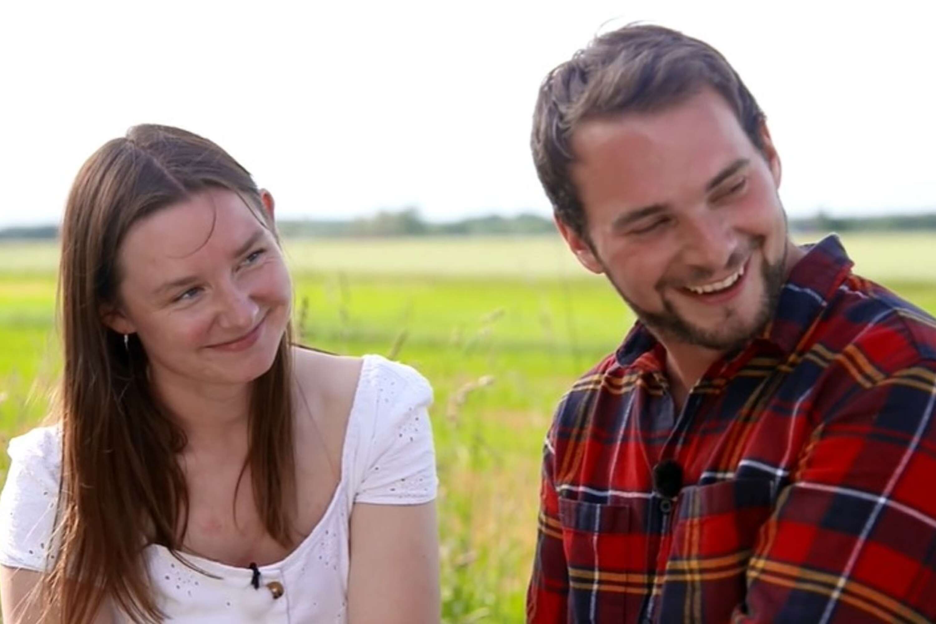 Klara Hagström och Daniel Eriksson hittade kärleken i tv-programmet Bonde söker fru.