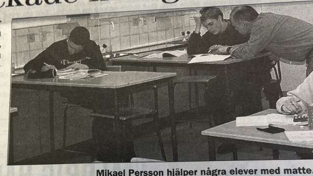 1999 höll Kristinebergsskolan kvällsöppet för elever att plugga matte och NO.