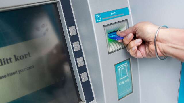 Fyra personer misstänks för penningtvätt i Dalsland. I de flesta fall har de tagit ut pengar via bankomat,/ARKIVBILD