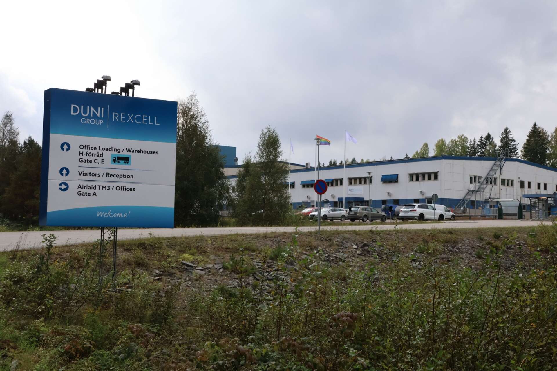 Rexcell/Dunis fabrik i Skåpafors.