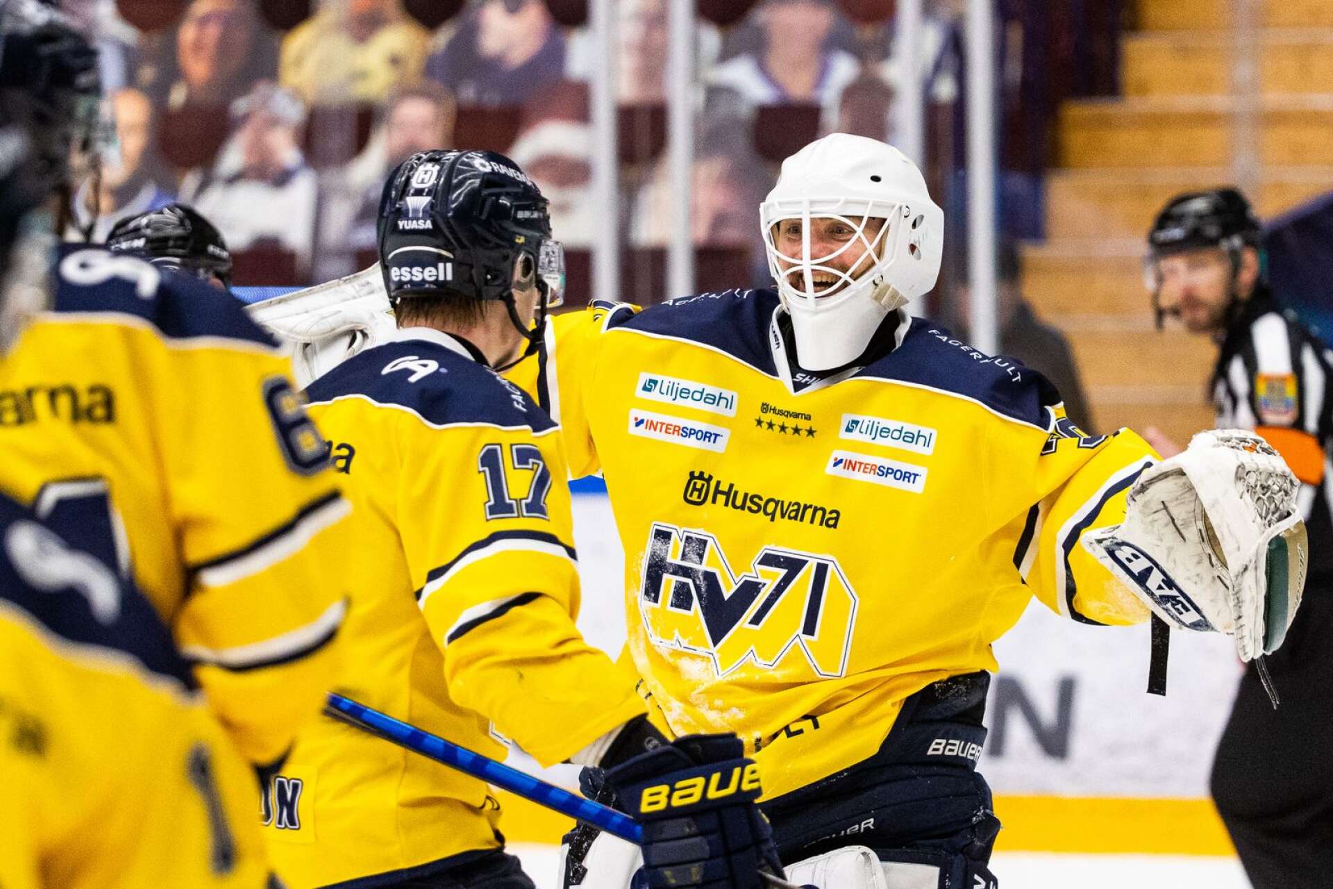 Markus Svensson var på strålande humör efter en toppinsats mot Leksand. 