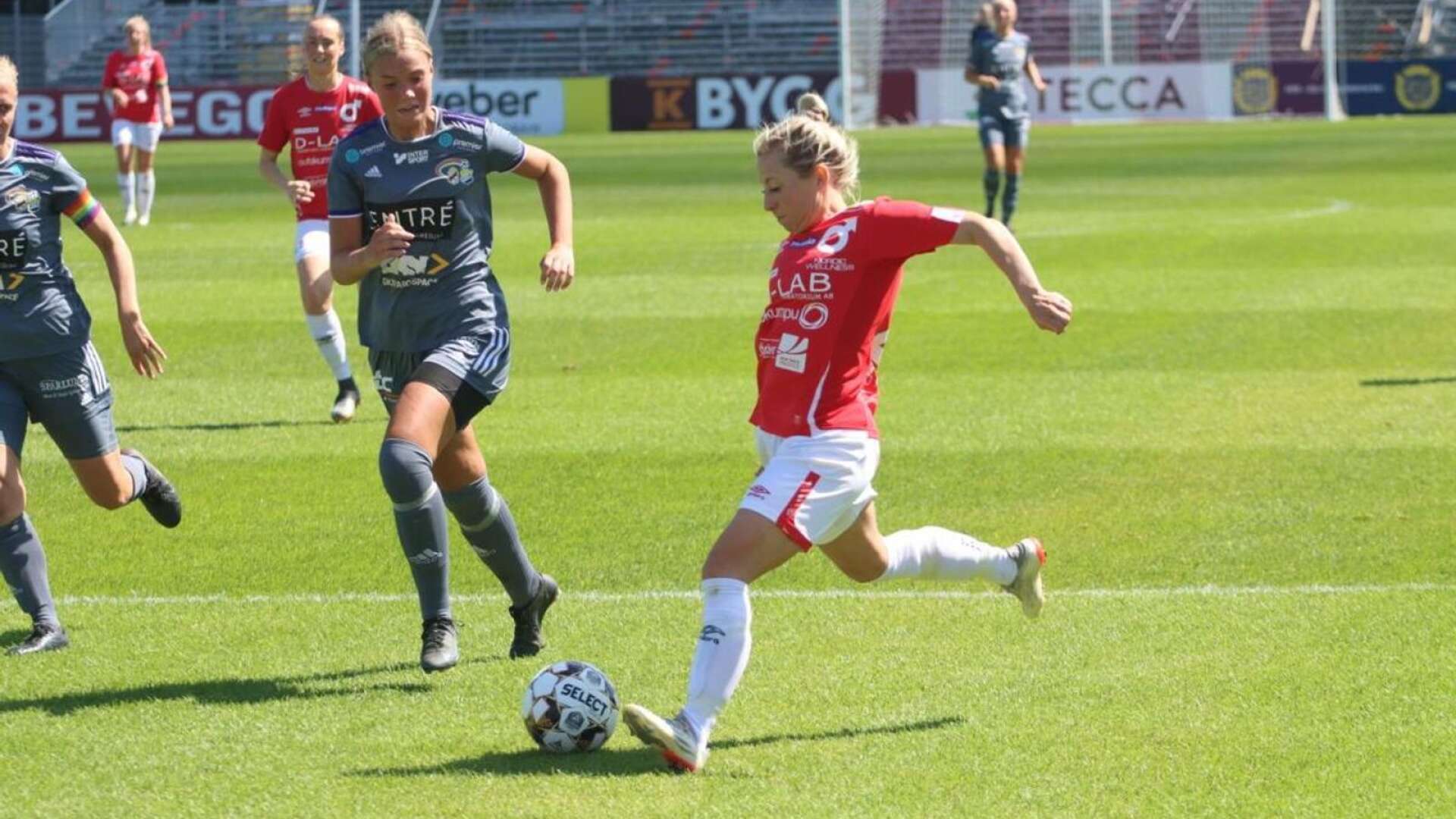 Jessica Axelsson gjorde ett av målen i Degerfors 3–1-vinst. Arkivbild.