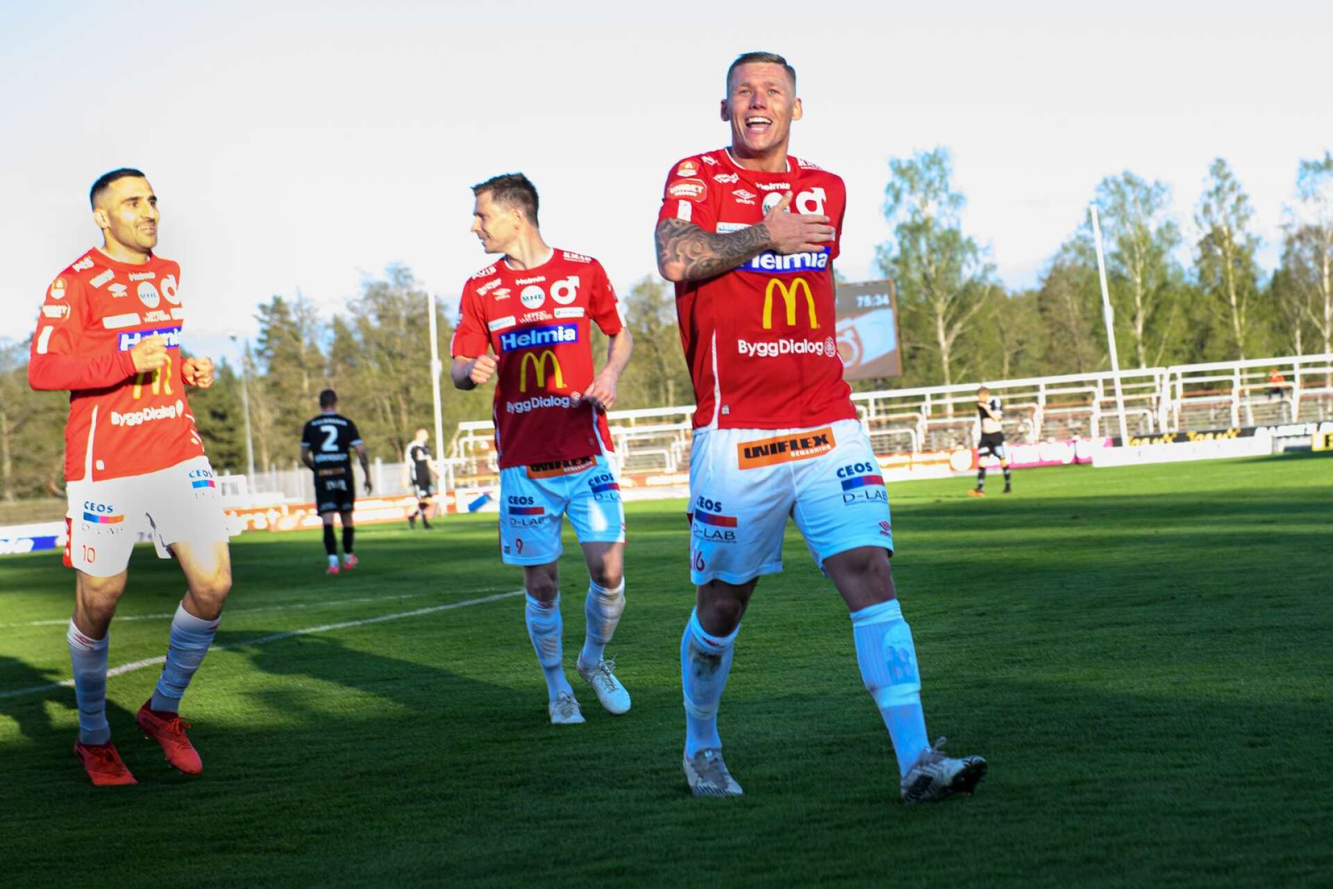 Victor Edvardsen spelade i Degerfors under två säsonger innan han lämnade för Djurgården 2022. Arkivbild. 