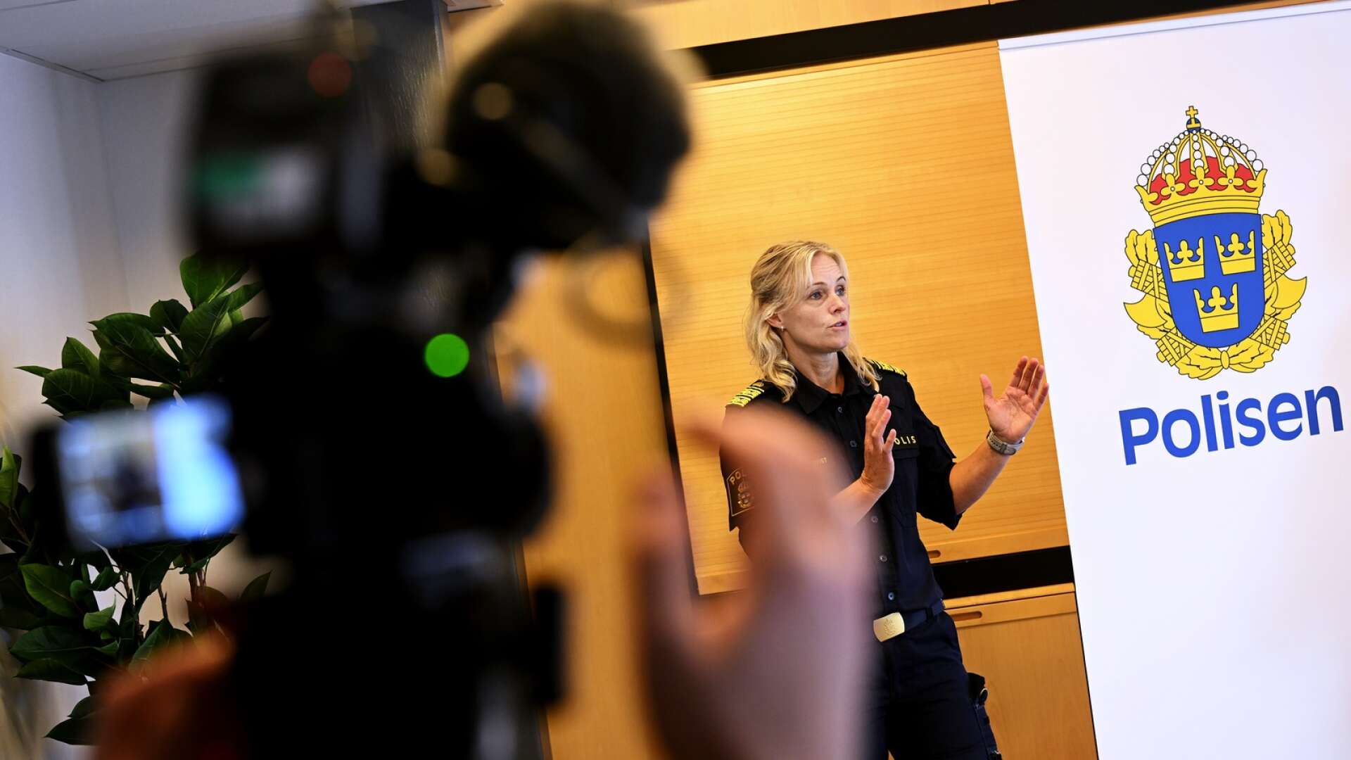 Terrorhotnivån i Sverige höjdes under torsdagen, Anna Hallqvist, polisområdeschef för Värmlands län.