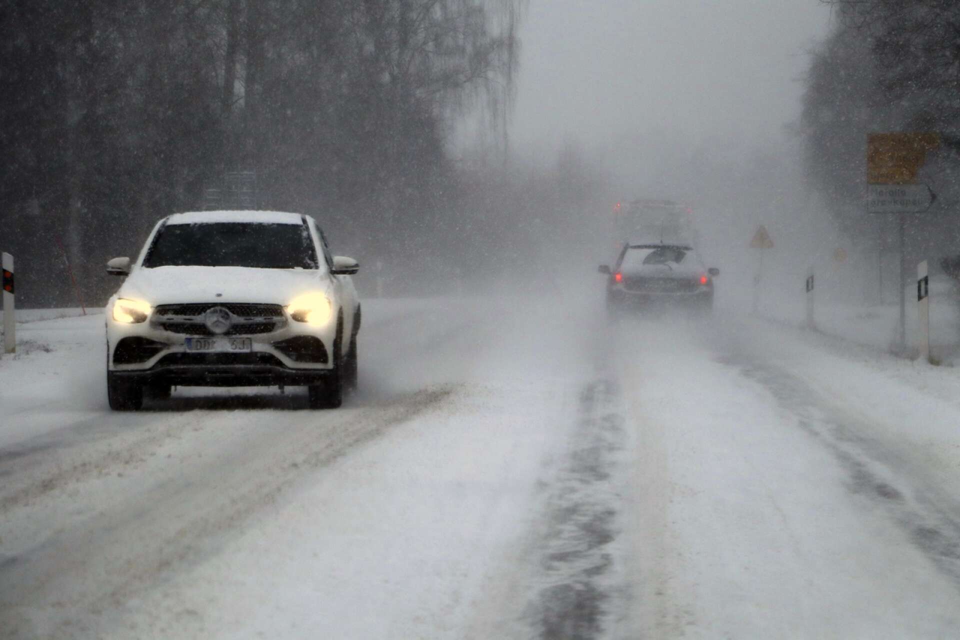 Det finns risk för ymnigt snöfall i Karlskoga och Degerfors under onsdagen och torsdagen. Genrebild.