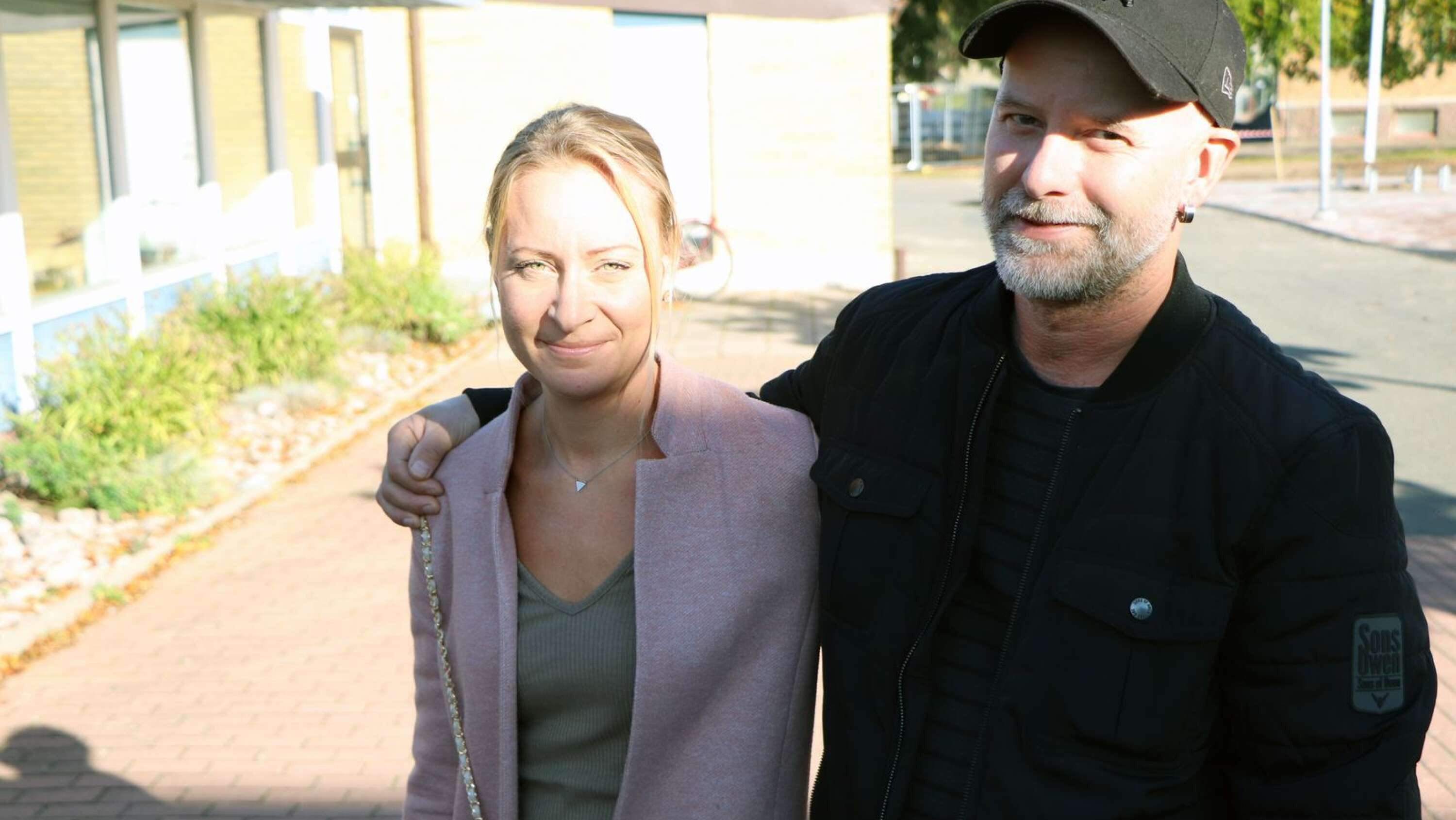 Caroline Peterson och Fredrik Wahlström