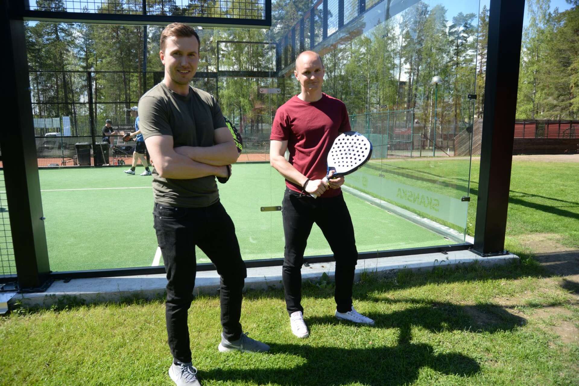 Fabian Sandberg och Jimmie Eriksson är grundare till nystartade Arvika padelserie, vars första säsong avgörs i slutet av nästa vecka.