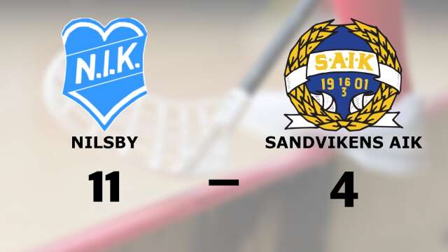 Nilsby IK vann mot Sandvikens AIK