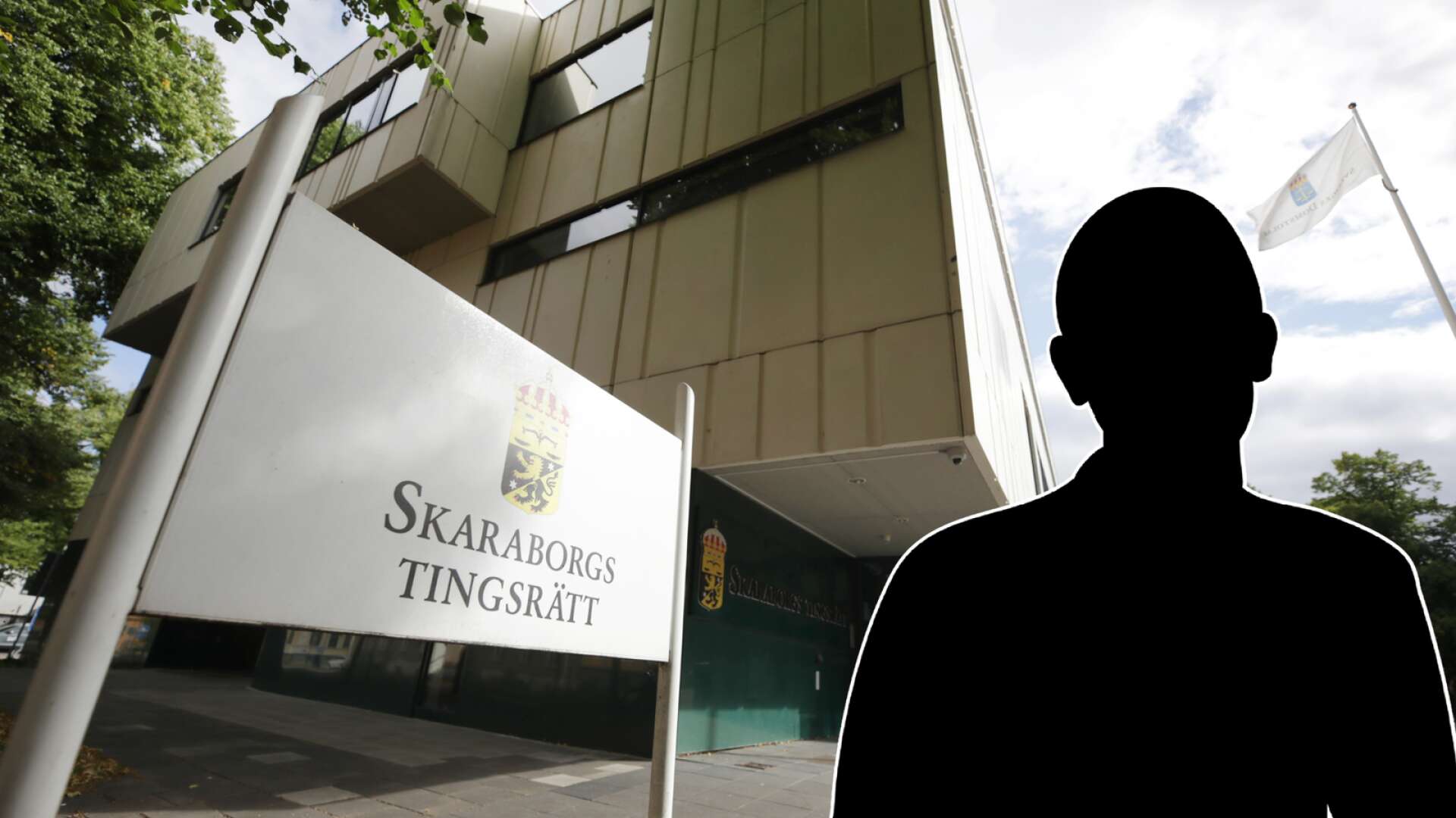 Skaraborgs tingsrätt dömer en man till fängelse för två fall av våldtäkt mot barn.