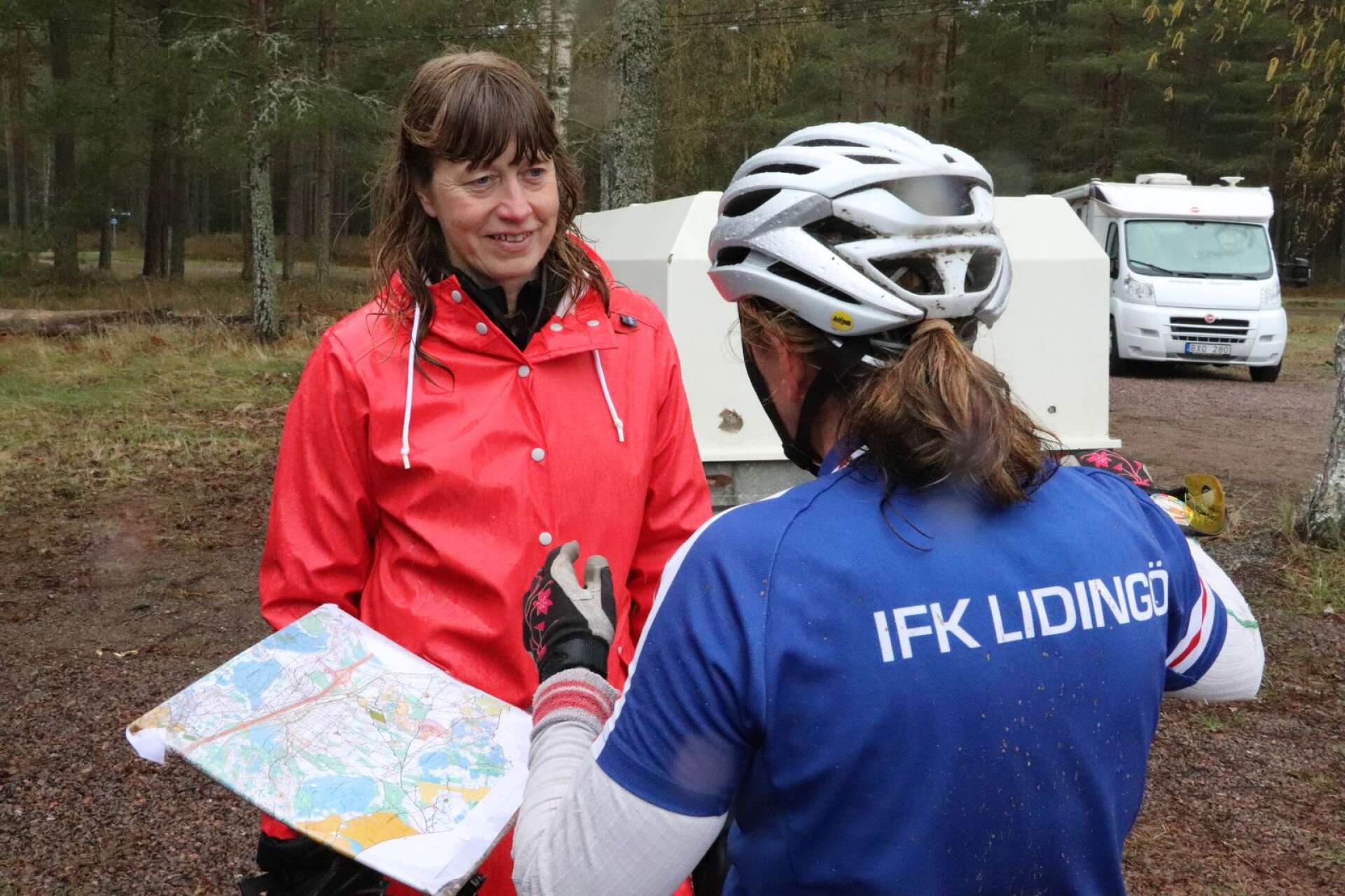 Mia Eronn, förbundskapten för landslaget i mountainbike-orientering, var nöjd med de två testlopp som Kils OK och OK Tyr ordnade i helgen: ”Ni har fantastiska förutsättningar för sporten här”.