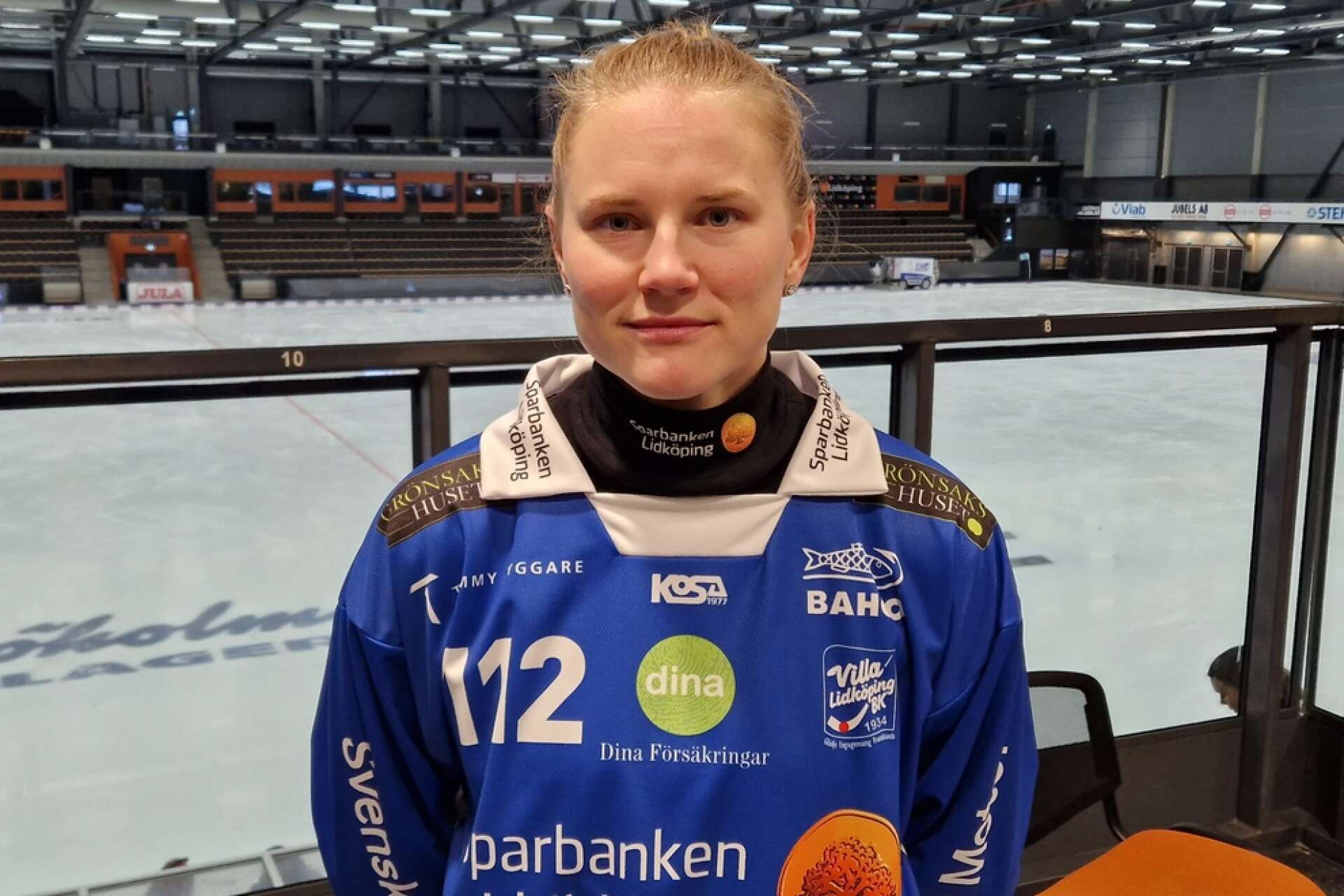 Lisa Östman gjorde, på lördagen, säsongens första match i Sparbanken Lidköping arena.