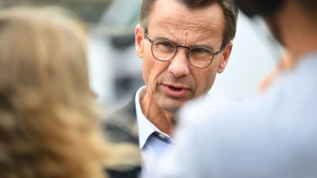Moderaternas partiledare Ulf Kristersson (M)  besökte Botkyrka under onsdagen.