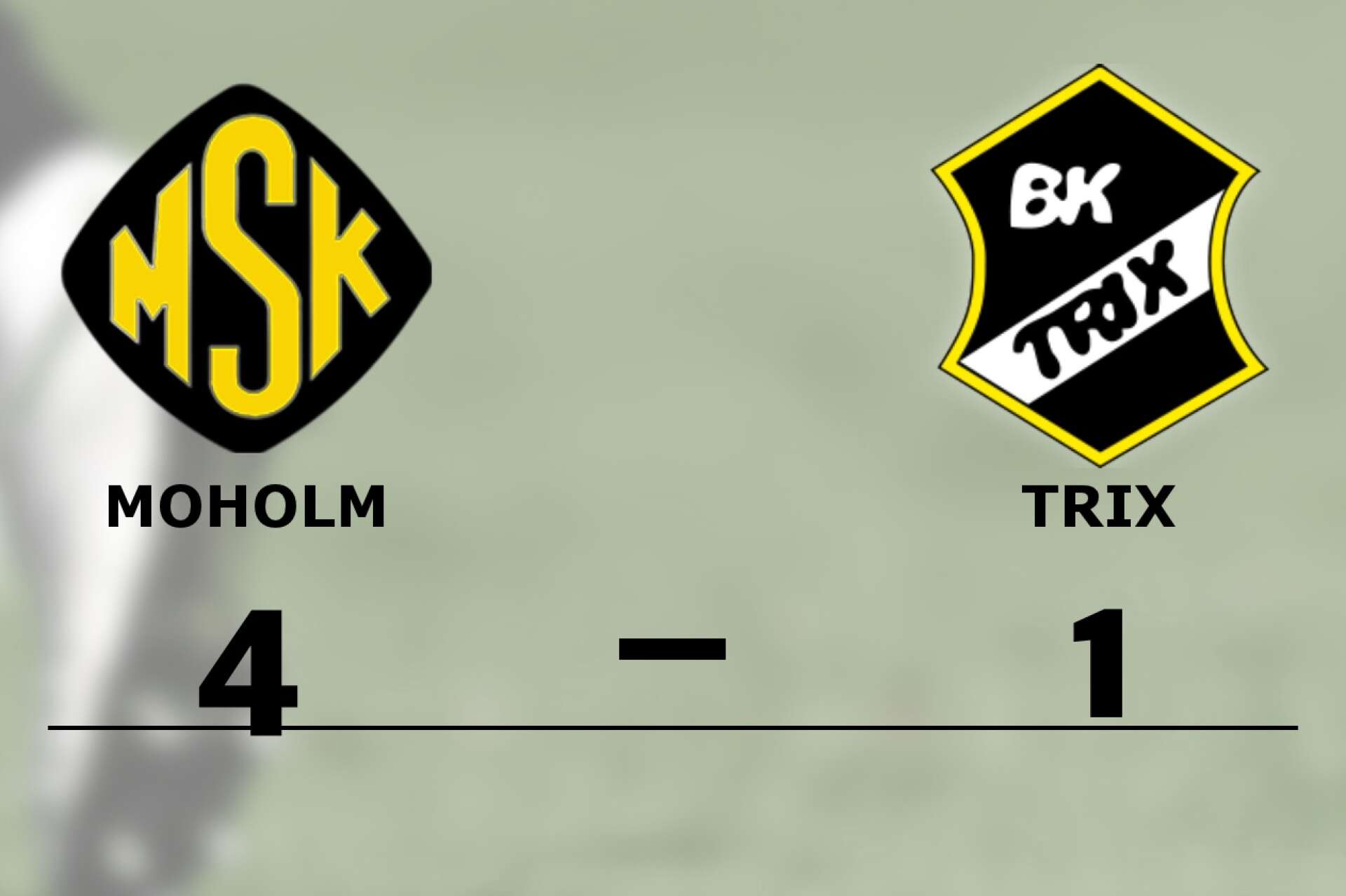 Moholms SK vann mot BK Trix