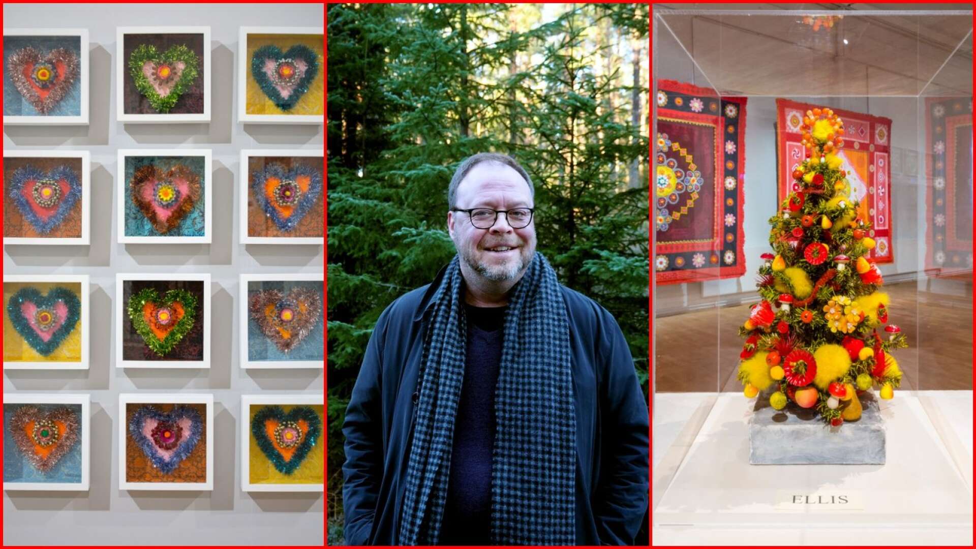 Tor Cederman är konstnär och utställningsformgivare, som har ett gott öga till julen - året runt. 