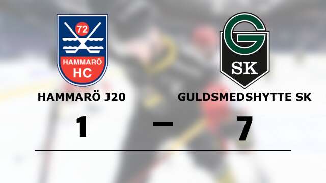 Hammarö HC förlorade mot Guldsmedshytte SK