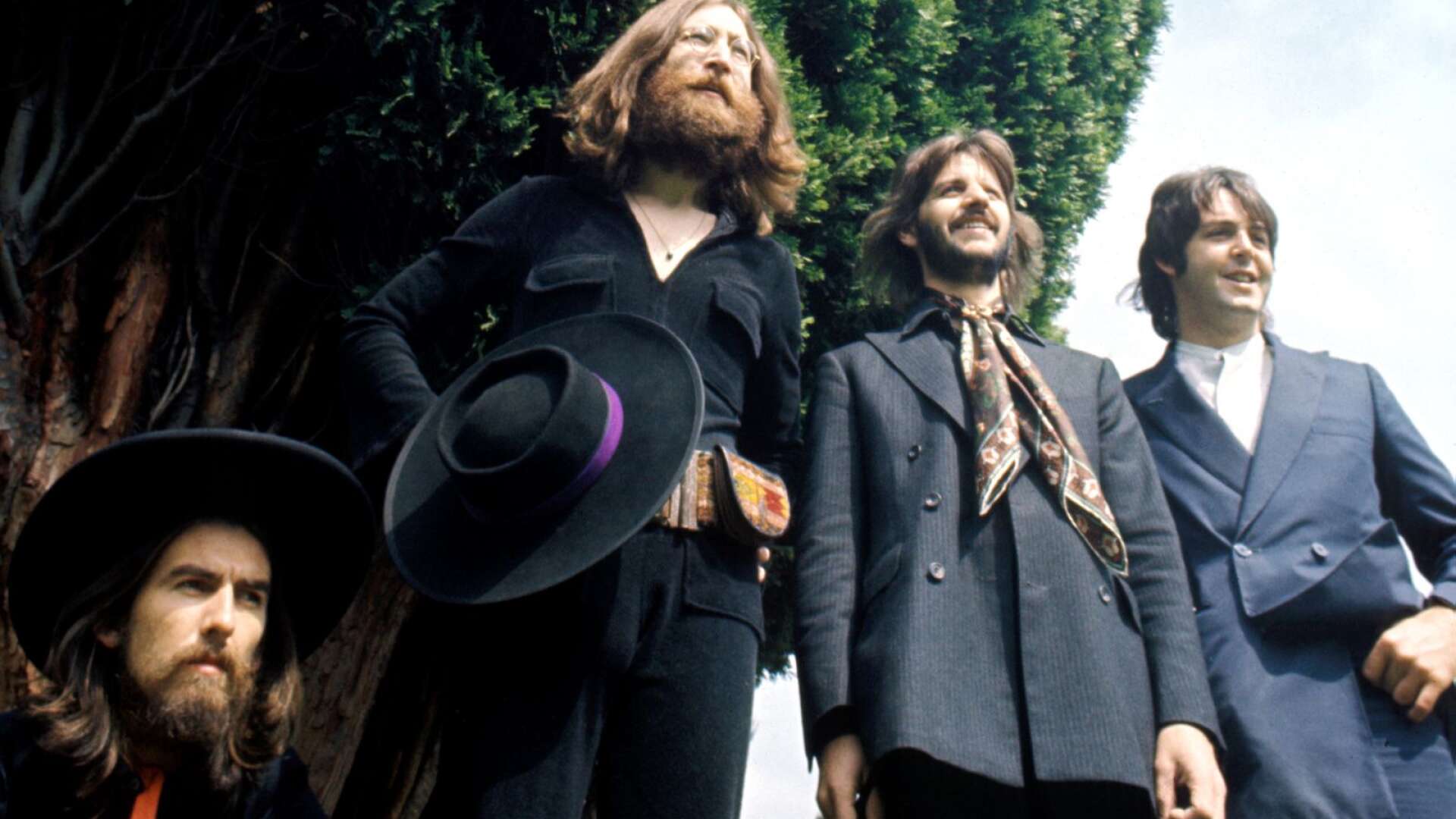 The Beatles vid Tittenhurst Park, 22 augusti 1969.
