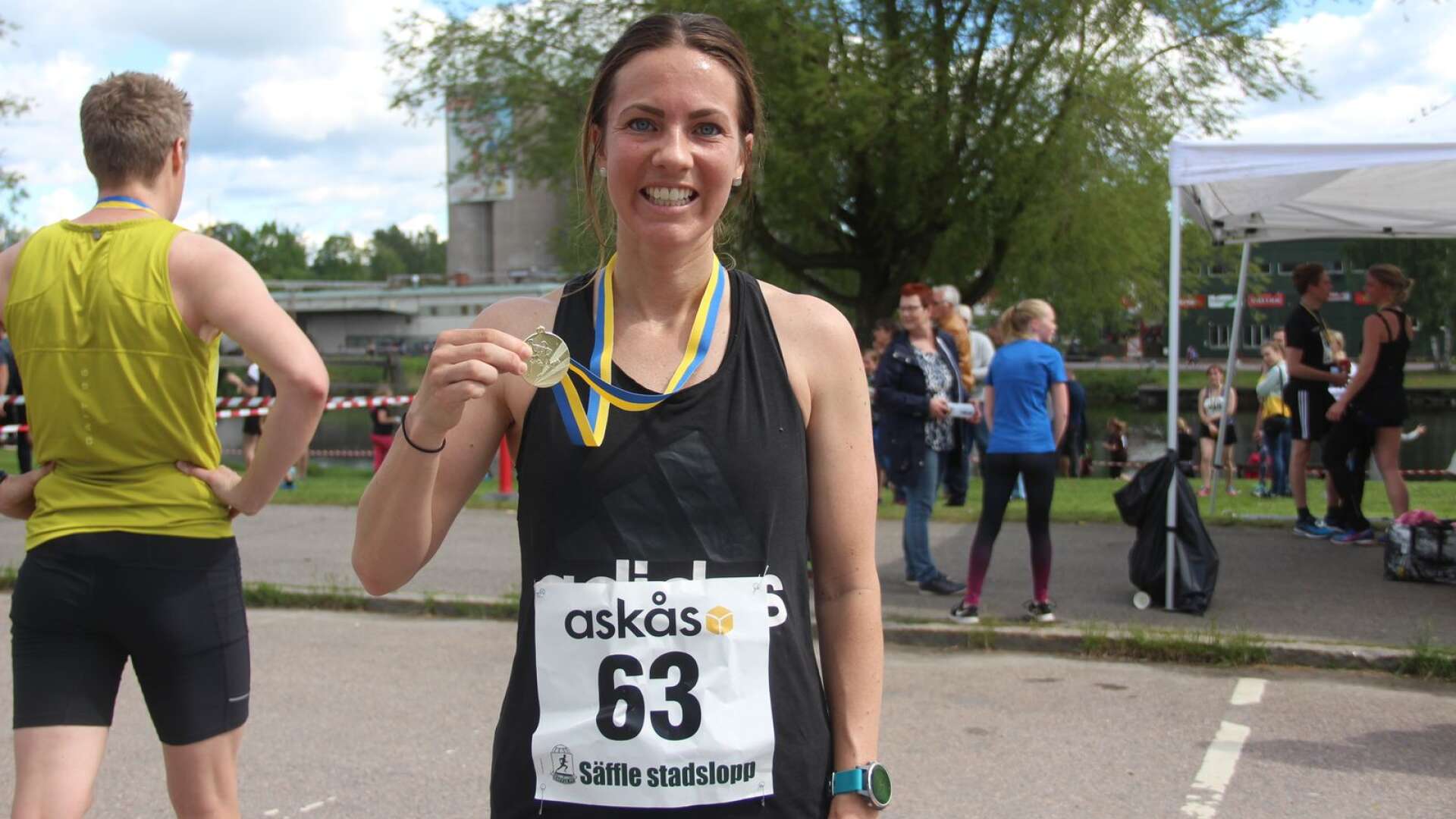 Frida Nilsson vann damklassen i Stadsloppet 10 km.
