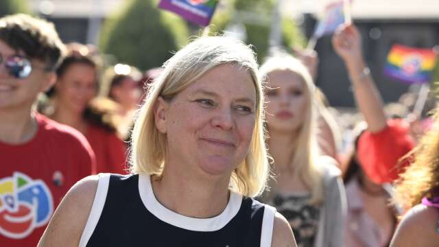 S-ledaren Magdalena Andersson och vänsterblocket får kvinnornas röster. Könspolariseringen inom svensk politik är rekordstark. 