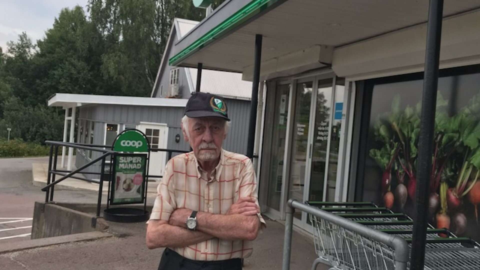 Erling Thorstensson, 77, rånades utanför Coop i Koppom.