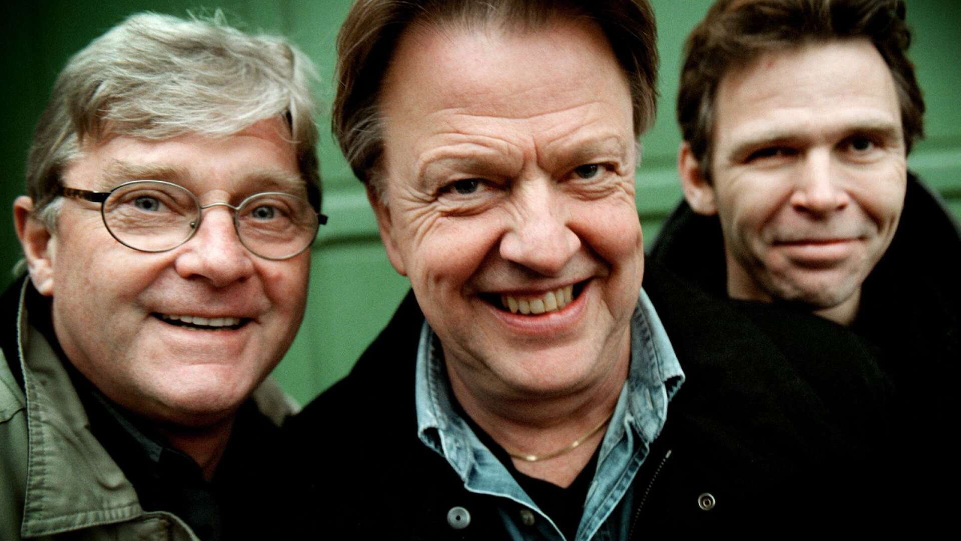 Ingvar Karlsson, Sven-Erik Magnusson och Patrik Karlsson vid tiden då de arbetade med Kjell Andersson.