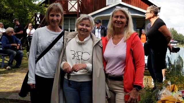 ”Nästa år ska vi vara med”, säger, till vänster Anna Olsson, och bredvid henne systrarna Anna och Martina Ullenius.