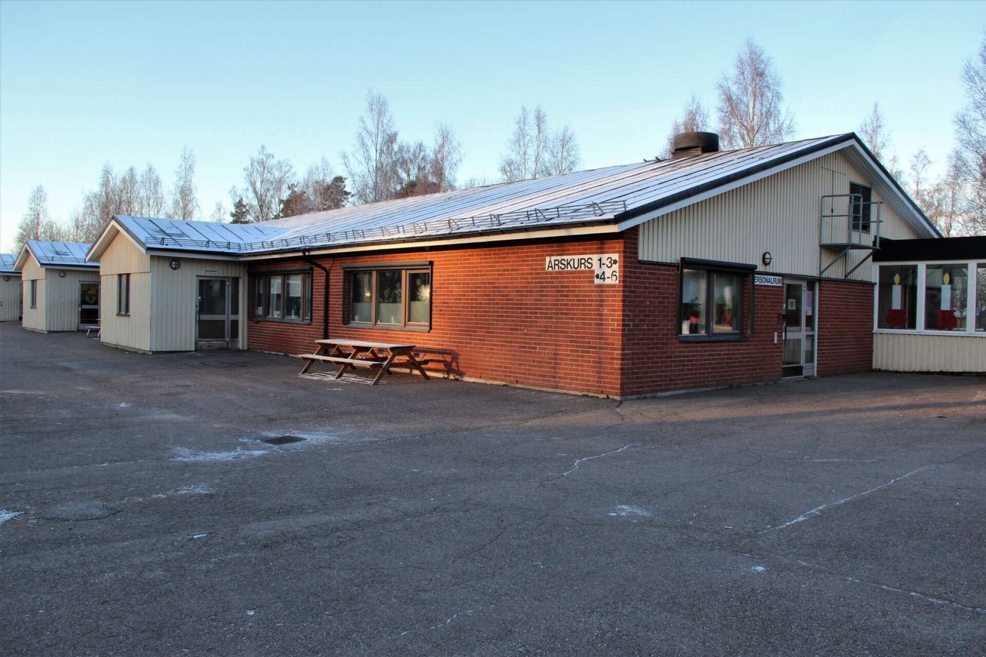 Parkskolan Degerfors där det föreslås att mellanstadiet förläggs medan lågstadiet föreslås flyttas till Bruksskolan