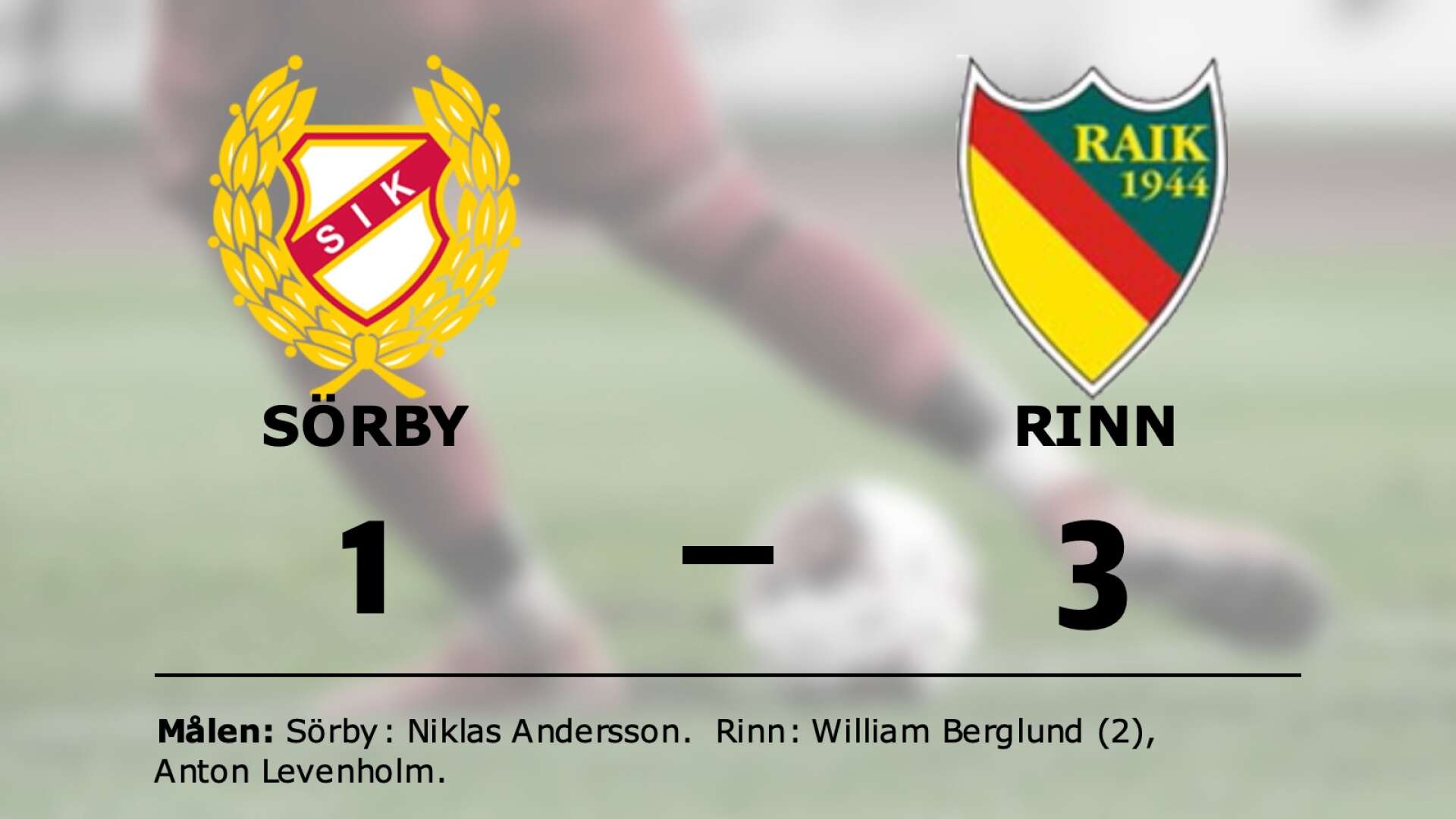 Sörby förlorade mot Rinn