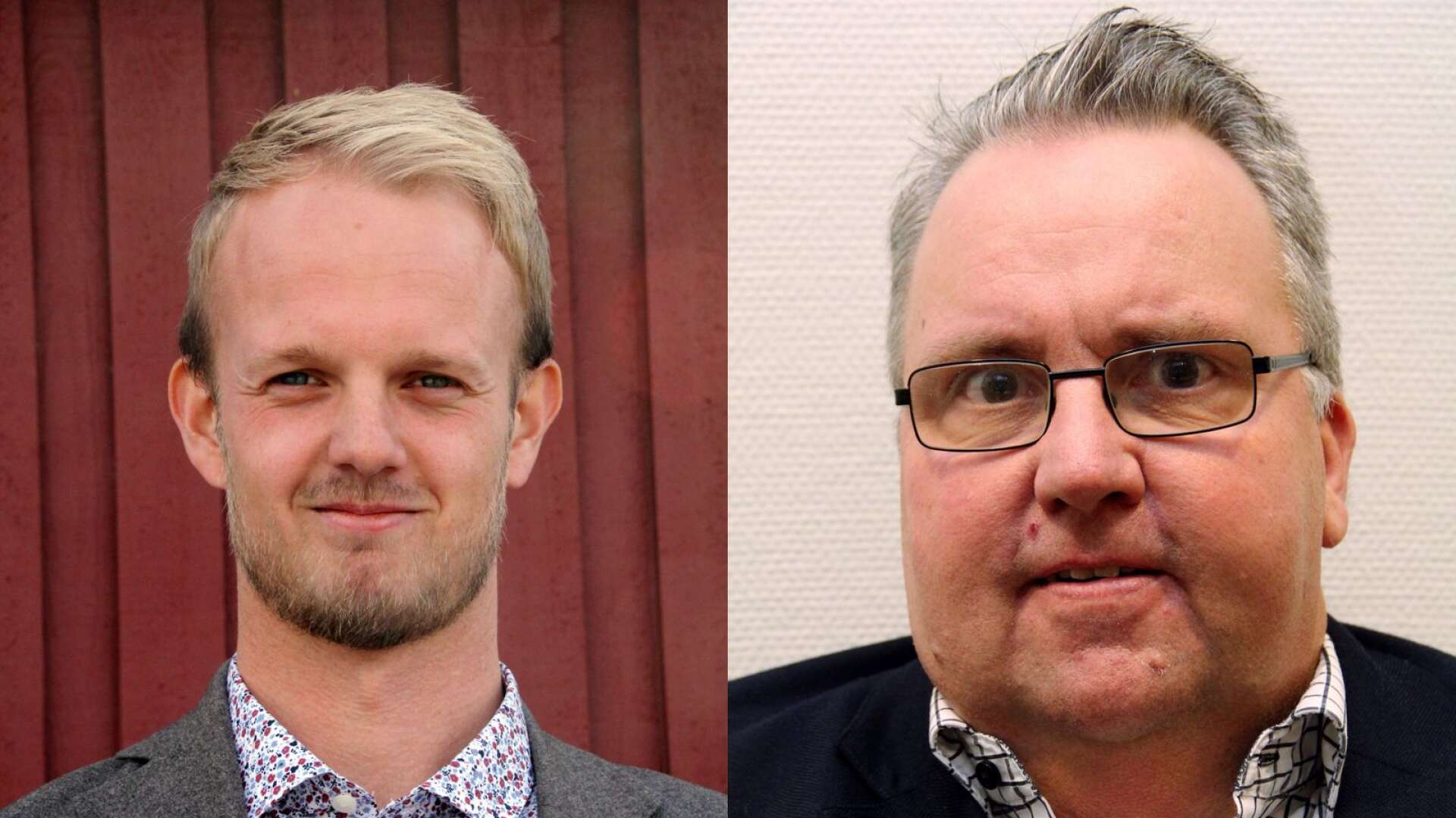 Tobias Bernhardsson (C) och Ingo Asplund (L) föreslås få nya ordförandeposter.