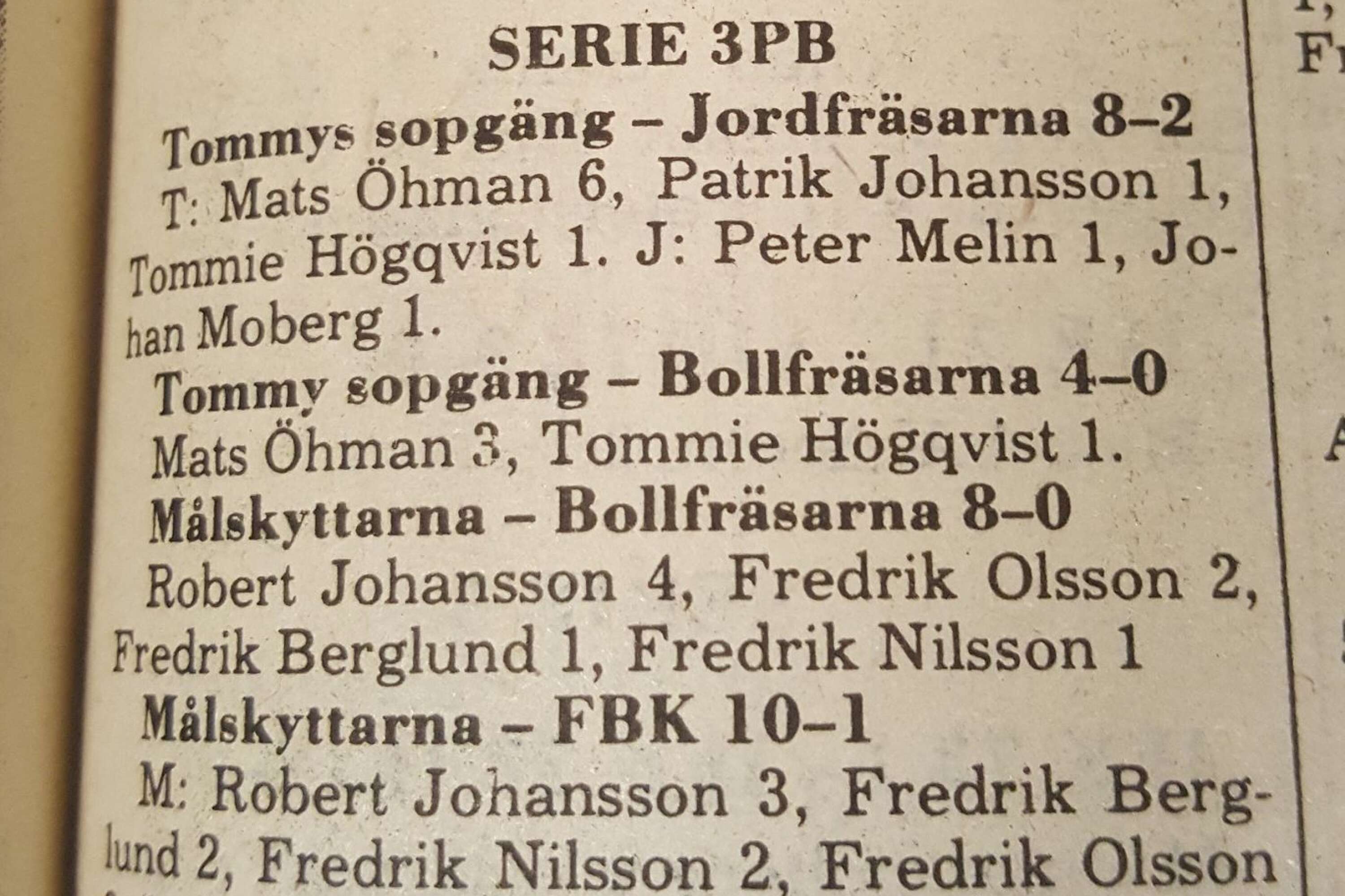 Skyttekungen Mats Öman slog till flera gånger om under Klasskampen 1981.