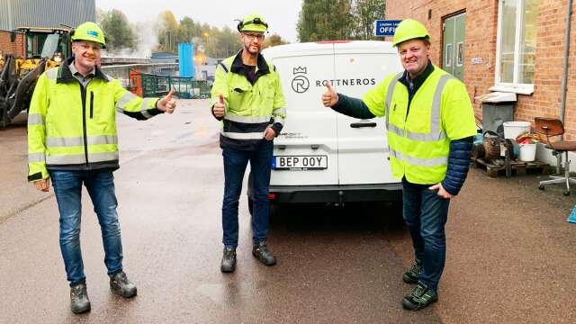 Ola Thomasson, fabrikschef Rottneros, Bengt Söderlund,  elchef Rottneros, Janne Persson, vd Intertechna ser fram emot samarbetet.