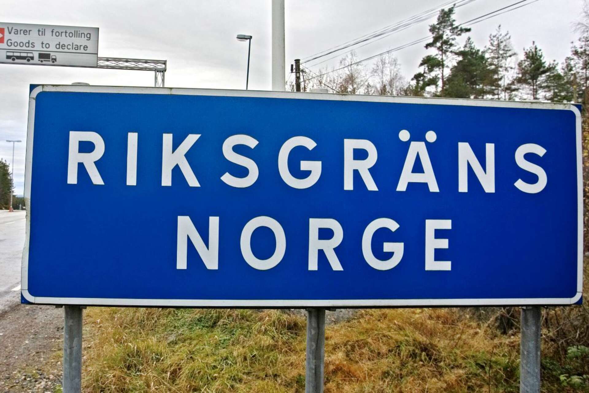 Svensk-norska gränsen vid Ørje. 