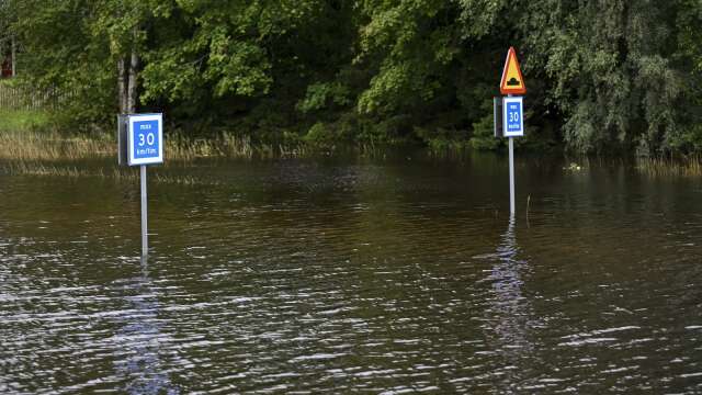 Sverigedemokraternas Tobias Andersson och Mikael Eskilandersson förespråkar preventiv stadsplanering för att minska riskerna för översvämningar och stora skador. Illustrationsbild.