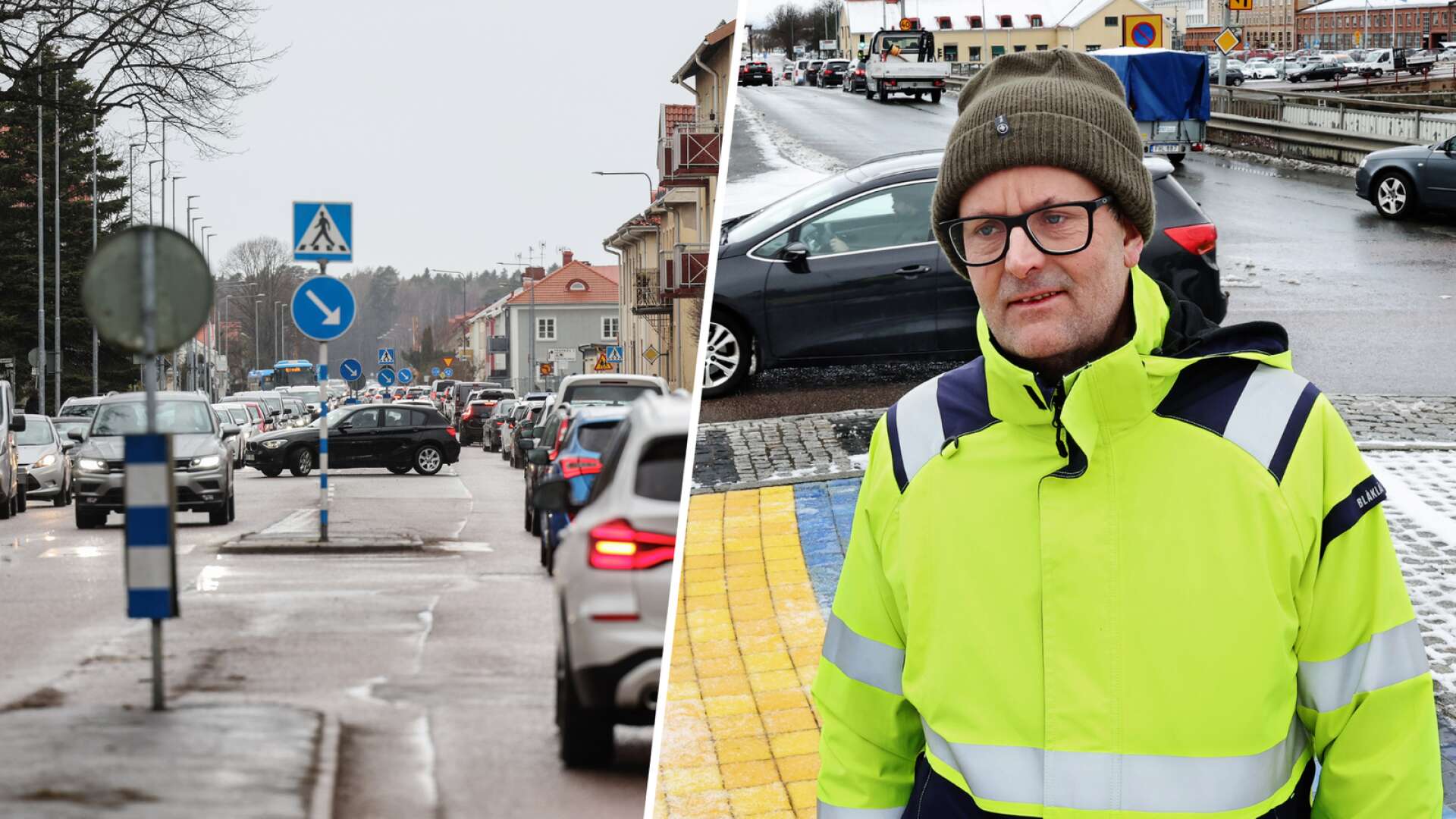 Områdeschef Johan Bengtsson om trafikkaoset i Lidköping • Vädjar till bilisterna att ha tålamod