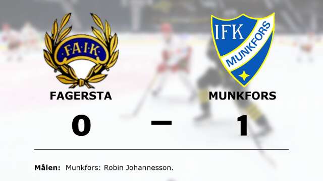 Fagersta AIK förlorade mot IFK Munkfors