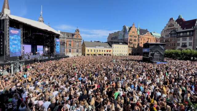 Rix FM Festival besöker Karlstad under sin jubileumsturné. Här en bild från när festivalen var i Malmö.