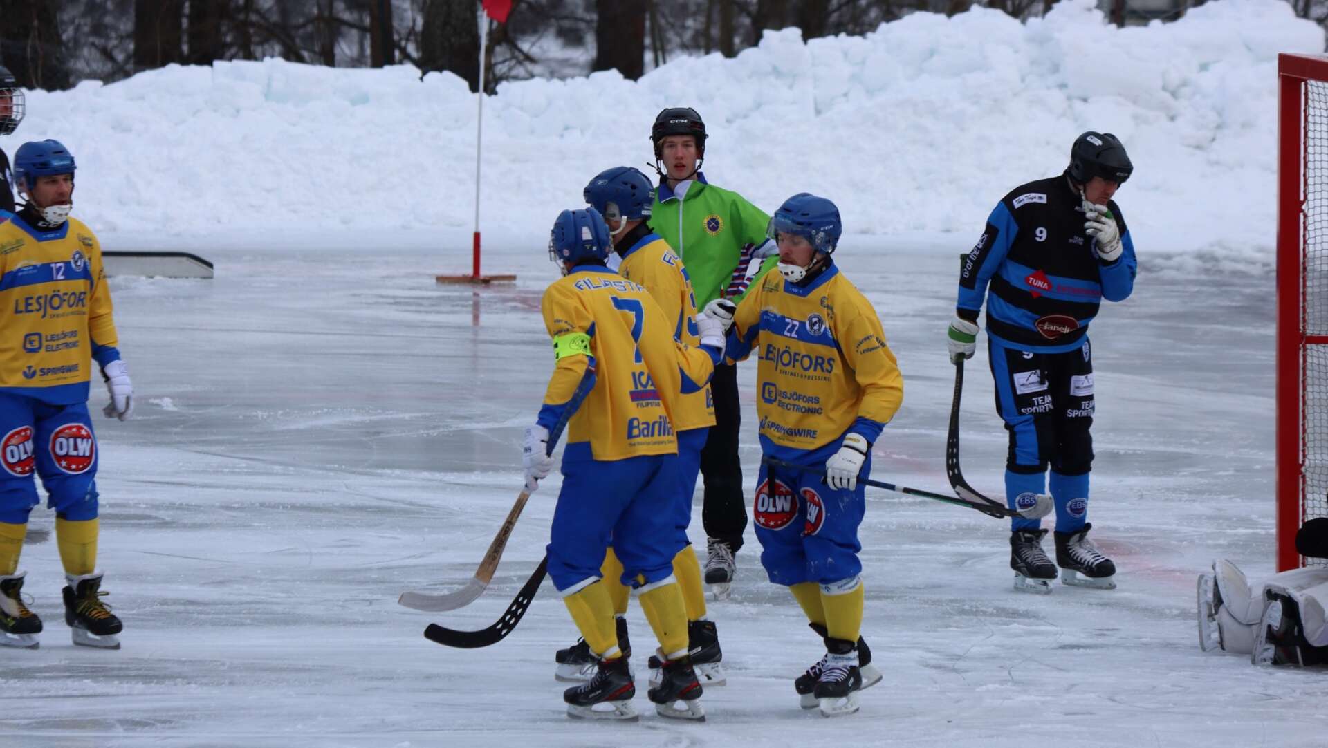 Lesjöfors/Filipstad bandy mötte eskilstuna på skogsryd