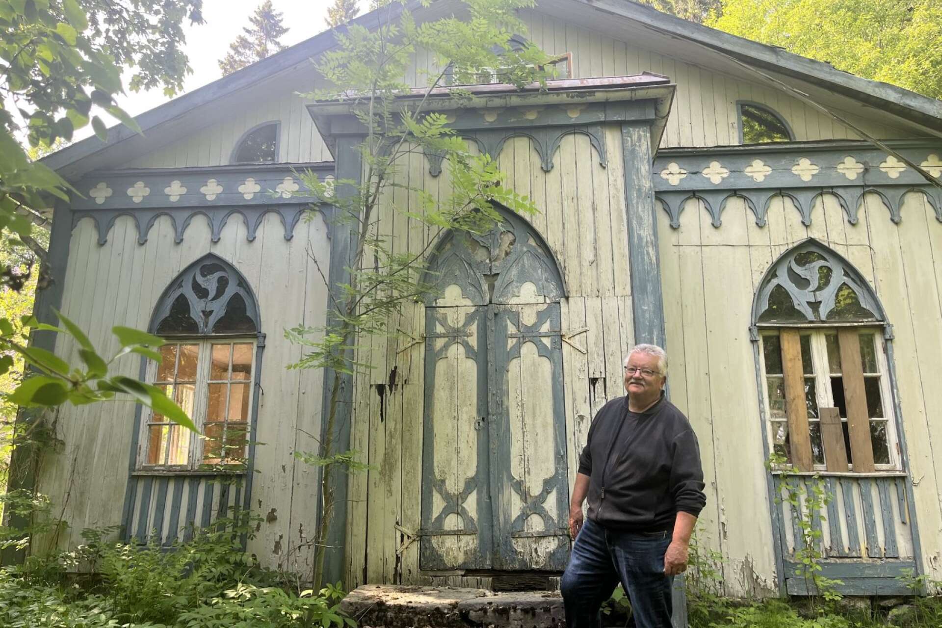 Tomas Molin har ägnat tre kapitel i sin senaste bok åt ödehus i Kristinehamns kommun, bland annat åt detta gamla skogvaktarboställe i Björneborg. 