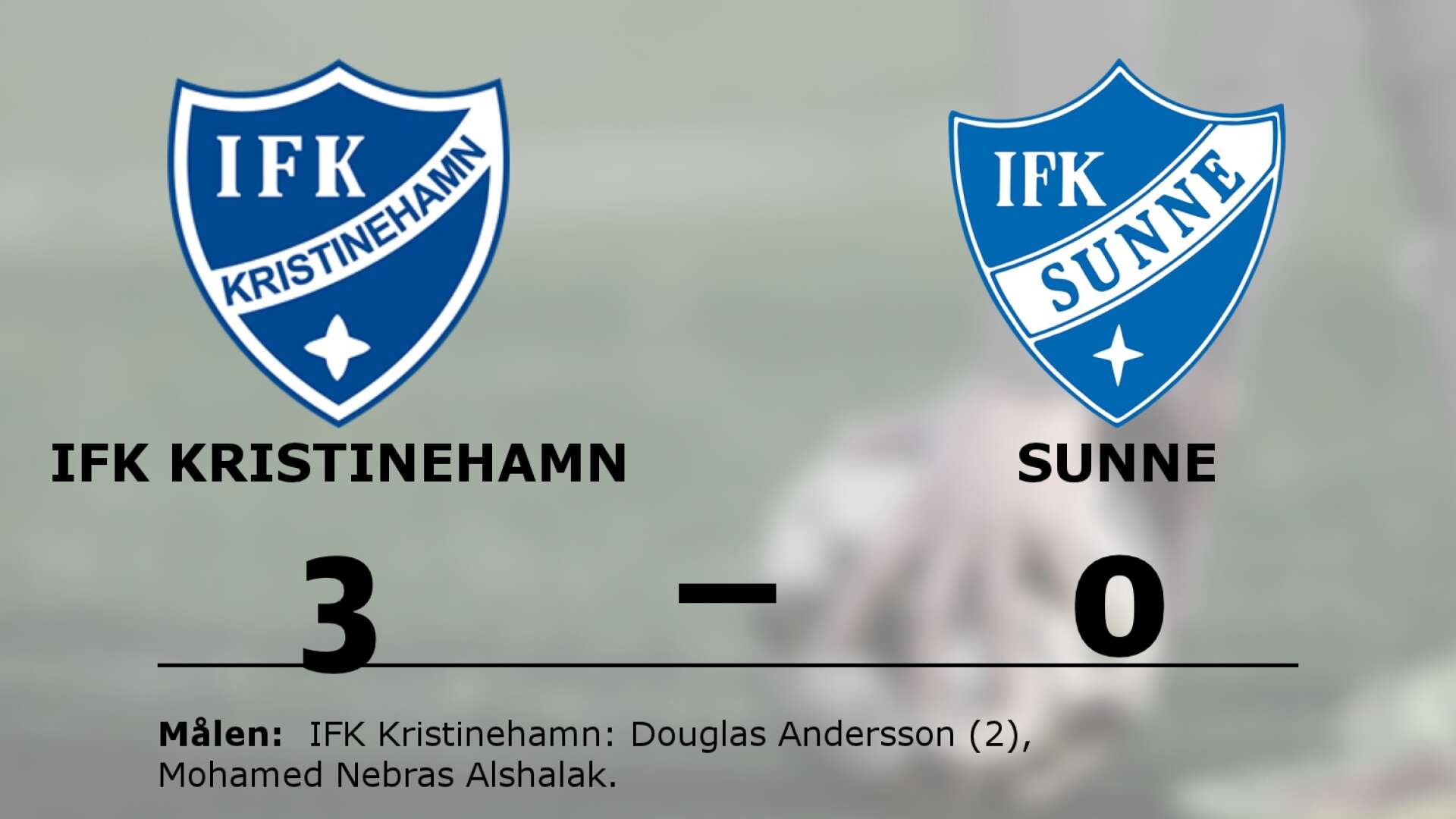 IFK Kristinehamn Fotboll vann mot IFK Sunne