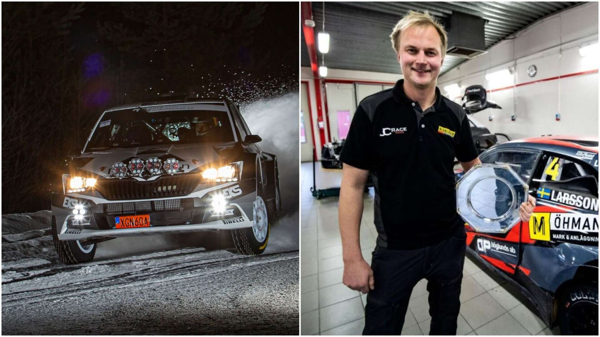 Det värmländska teamet tävlar i Arctic Rally Finland.