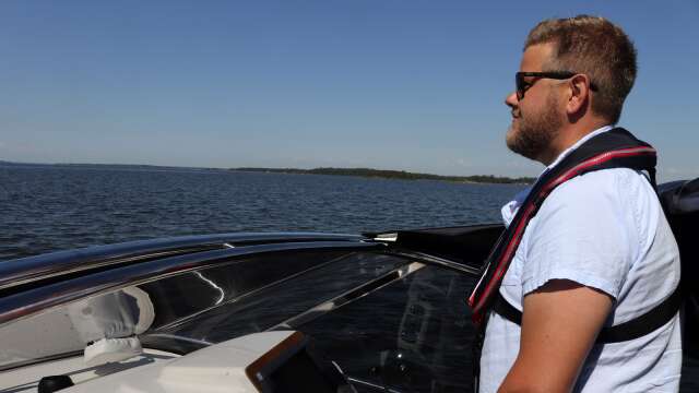 Eric Hesselius tillbringar en stor del av fritiden på Vänerns vatten.