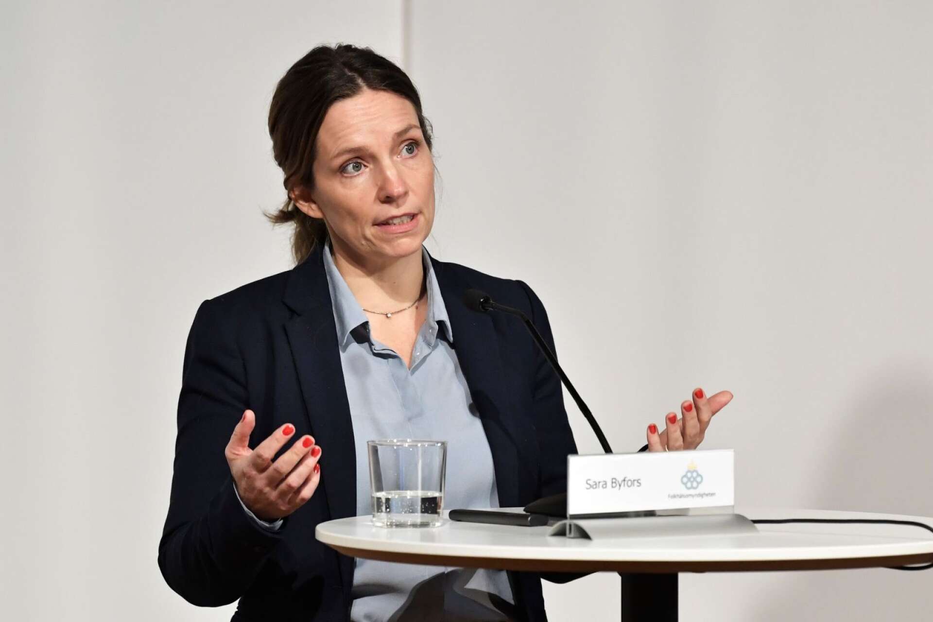 Sara Byfors, enhetschef på Folkhälsomyndigheten.