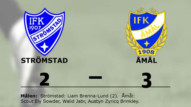 IFK Strömstad förlorade mot IFK Åmål