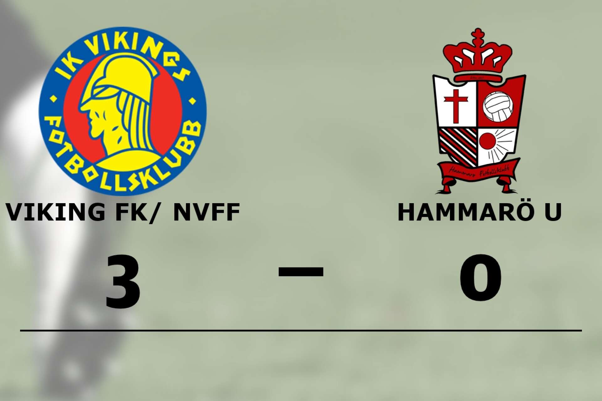 Viking FK/ NVFF vann mot Hammarö U