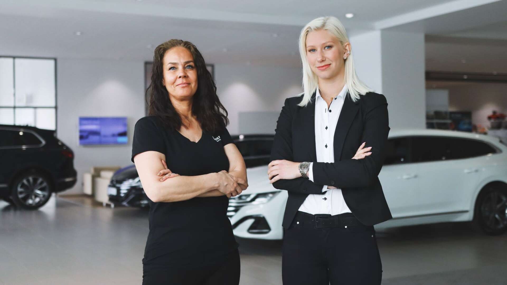 Veronica Johansson och Alicia Johannesson är två av landets mäktigaste kvinnor inom bilbranschen.