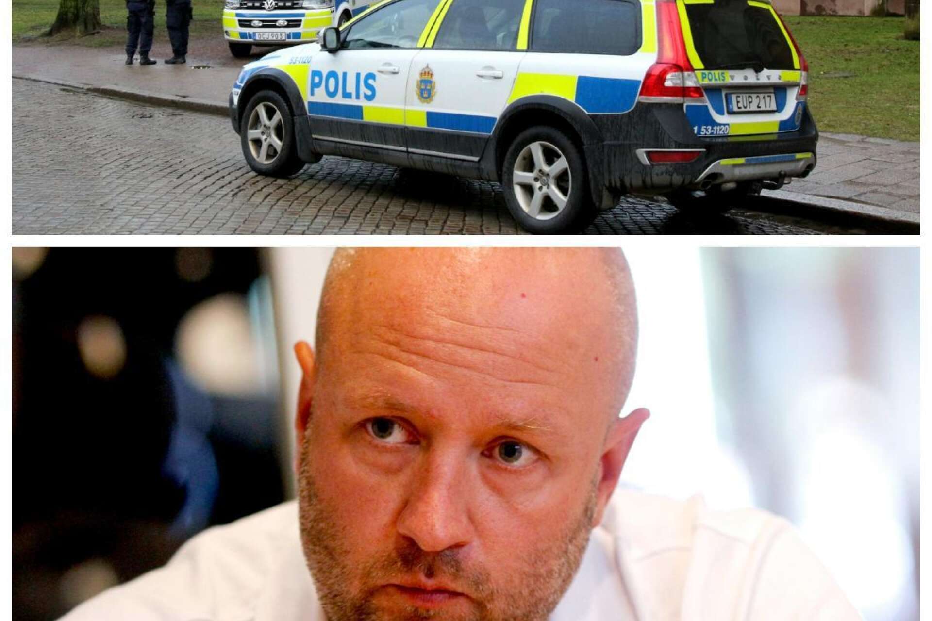 Skövdemoderaten Anders G Johansson hoppas att kommuner ska kunna anställda egna poliser i framtiden.