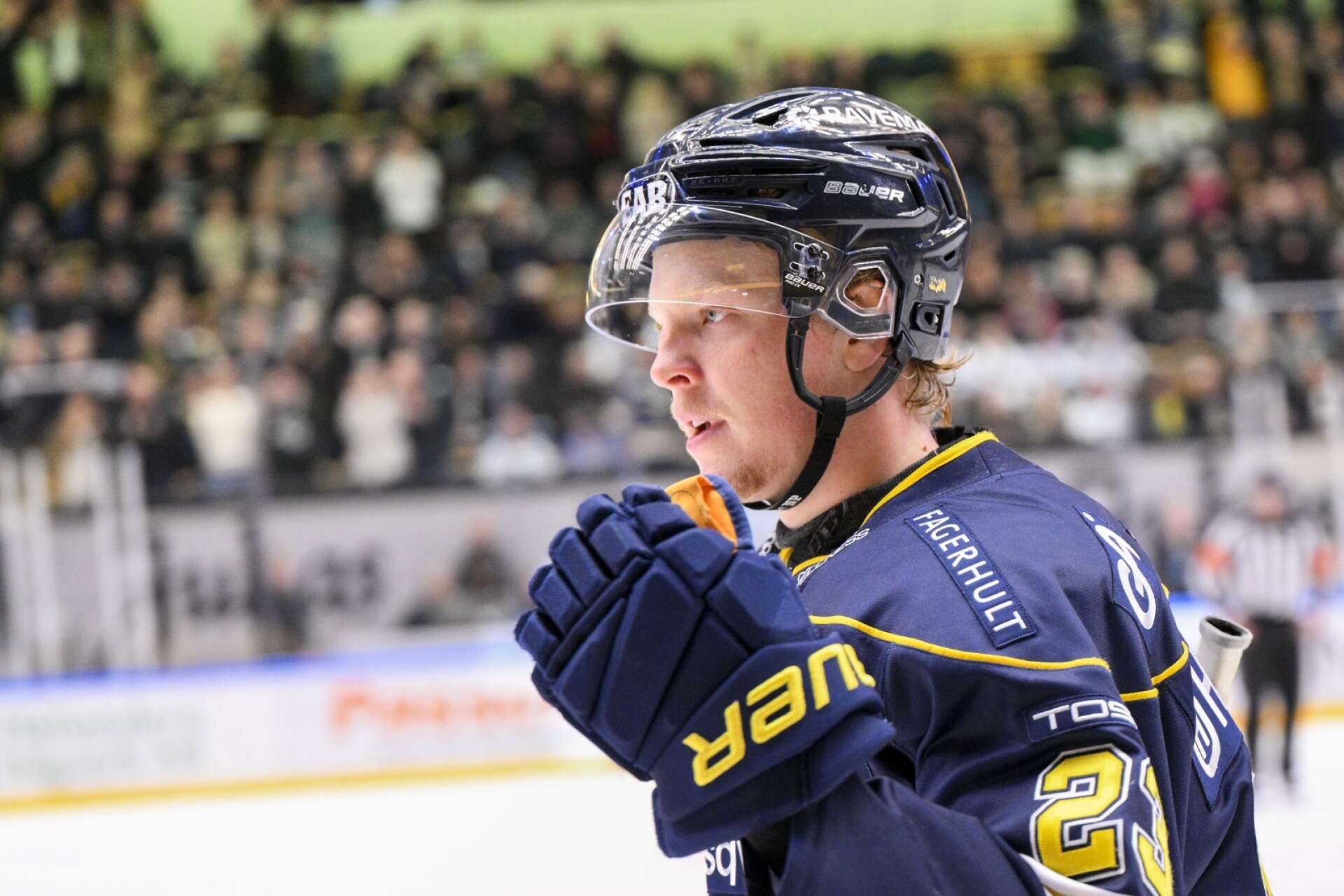 Åke Stakkestad gjorde ett av HV71:s mål mot Leksand.