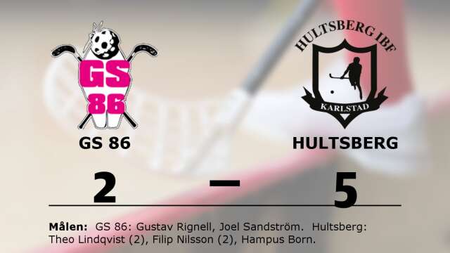 GS 86 AIF förlorade mot Hultsberg IBF